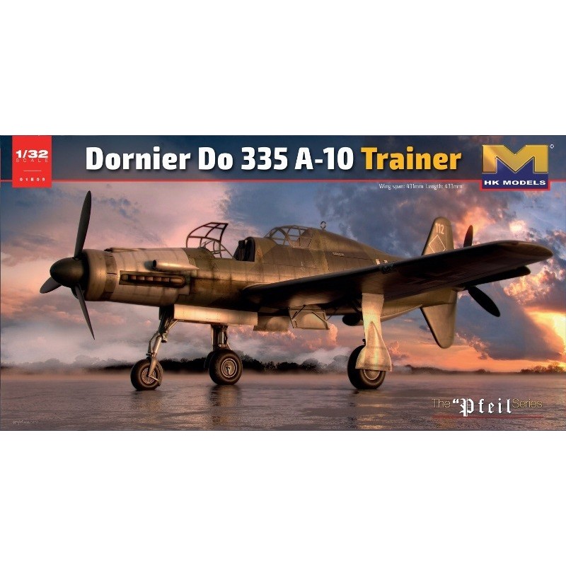 HK MODELS HK01E009 Maquette Avion DORNIER DO 335 A-10 TRAINER