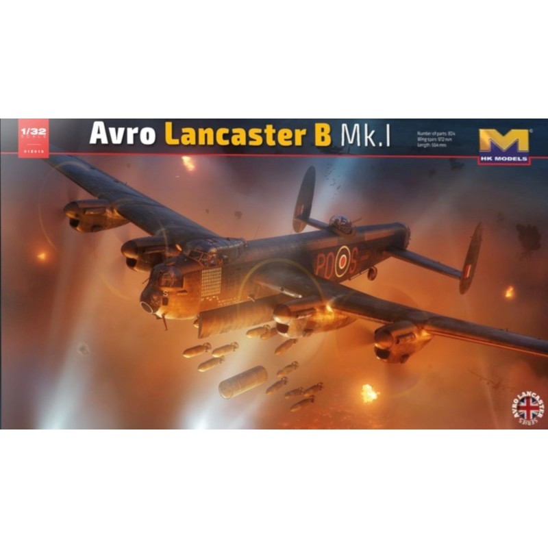 HK MODELS HK01E010 Maquette Avion AVRO LANCASTER B MK.I