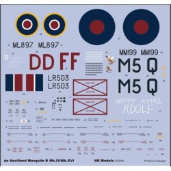 HK MODELS HK01E016 Maquette Avion DE HAVILLAND MOSQUITO B MK.IX/MK.XVI