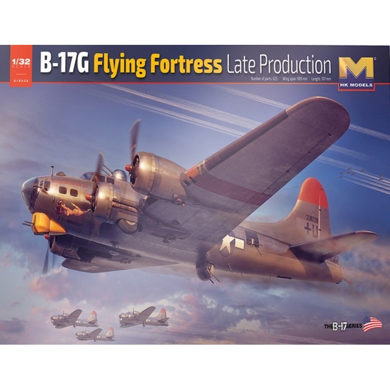 HK MODELS HK01E030 Maquette Avion B-17G FLYING FORTRESS LATE PRODUCTION