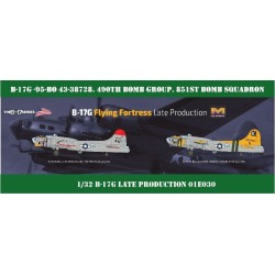 HK MODELS HK01E030 Maquette Avion B-17G FLYING FORTRESS LATE PRODUCTION