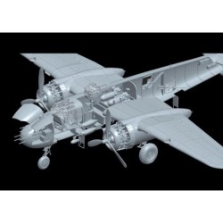 HK MODELS HK01E036 Maquette Avion B-25J MITCHELL STRAFING BABES