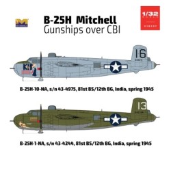 HK MODELS HK01E037 Maquette Avion B-25H MITCHELL GUNSHIPS OVER CBI