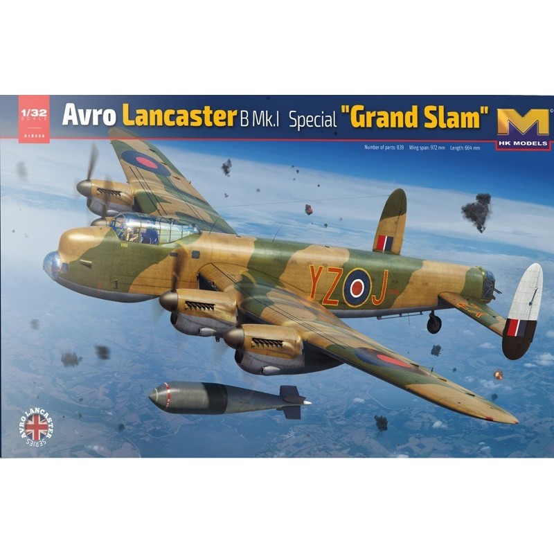 HK MODELS HK01E038 Maquette Avion AVRO LANCASTER B MK.I SPECIAL  GRAND SLAM