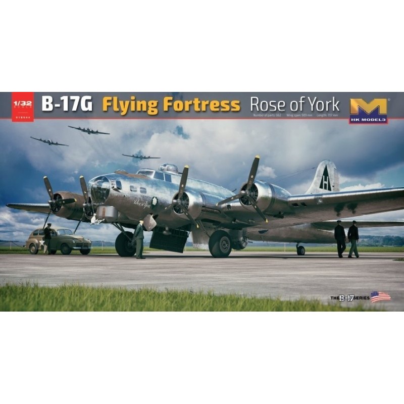 HK MODELS HK01E044 Maquette Avion FLYING FORTRESS ROSE OF YORK