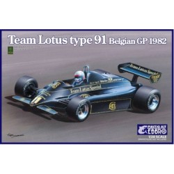 EBBRO 20019 Maquette LOTUS 91 BELGIAN GP 1982