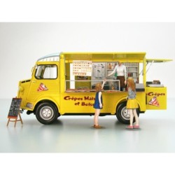 EBBRO 25013 Maquette CITROEN H CREPE MOBILE WITH FIGURE